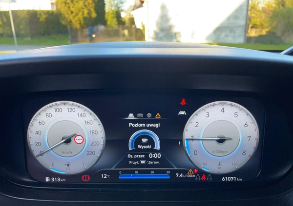 Hyundai i20 cena 54900 przebieg: 61080, rok produkcji 2020 z Trzebiatów małe 211